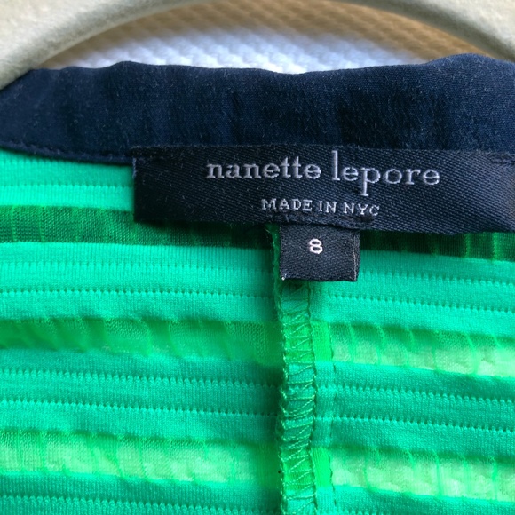 Nanette Lepore Sheer Stripe Gumball Top - Picture 4 of 4